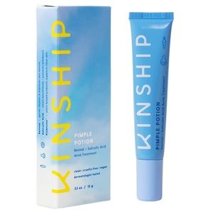 Kinship Pimple Potion 2% BHA + Retinal Acne Treatment. Detox, Repair, Support